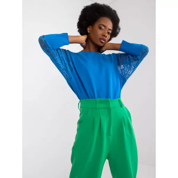  Dámská halenka RUE PARIS RV-BZ-7551.19 DARK BLUE 