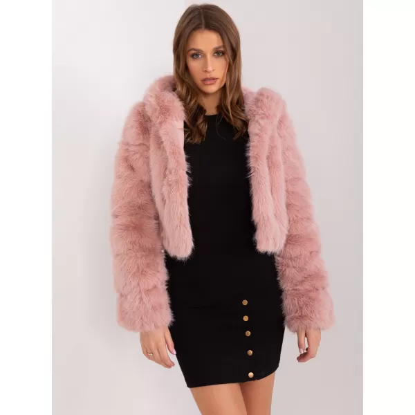  Dámská bunda WOOL FASHION ITALIA AT-KR-2378.96P BRIGHT PINK 