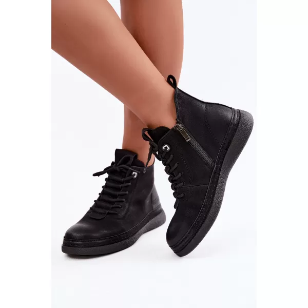  Dámské kotníkové boty ARTIKER 59C1121 BLACK 