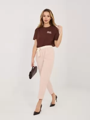 Dámské kalhoty ITALY MODA IT-SP-242979.90 BRIGHT PINK