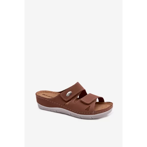  Dámské pantofle INBLU OE0001GU CAMEL 