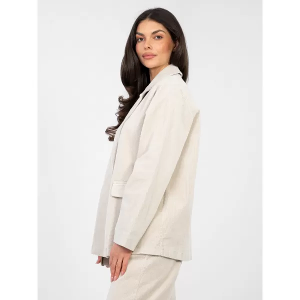  Dámská bunda RUE PARIS IT-MA-FL9958.90 LIGHT BEIGE 
