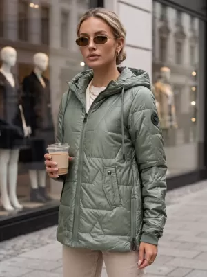 Dámská bunda DSTREET ZELENÁ