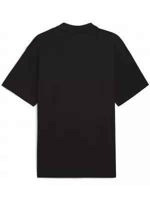 Pánské triko s límečkem PUMA WARDROBE ESS PIQUE RELAXED POLO 62965701 PUMA BLACK