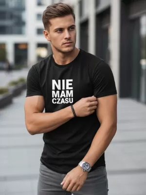 Pánské triko DSTREET ČERNÁ