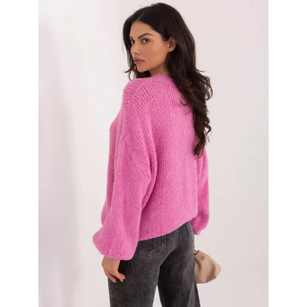  Dámský svetr ITALY MODA MI-SW-1909.68 DARK PINK 