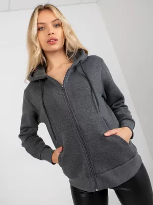 Dámská mikina RUE PARIS CT-BL-F-621087.65P DARK GREY