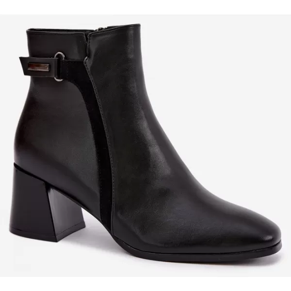  Dámské kotníkové boty VINCEZA 58660 BLACK 