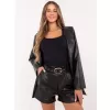 Dámské kraťasy RUE PARIS IT-SN-FL8701.97 BLACK