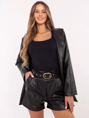 Dámské kraťasy RUE PARIS IT-SN-FL8701.97 BLACK