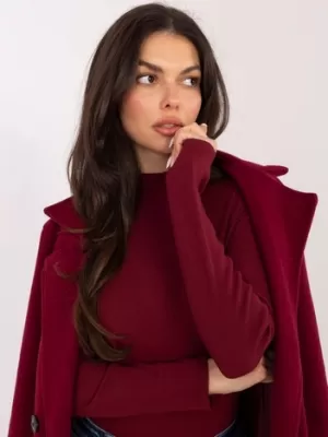 Dámská halenka FACTORY PRICE JM-BZ-3035.64 BURGUNDY