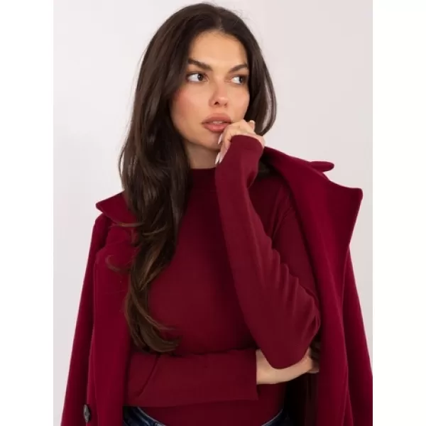  Dámská halenka FACTORY PRICE JM-BZ-3035.64 BURGUNDY 