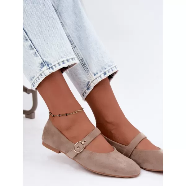  Dámské baleríny BOTO 9797 BEIGE 
