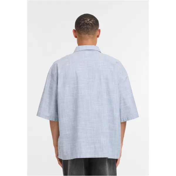  Pánská košile URBAN CLASSICS TB7562 LIGHTBLUE/WHITE 