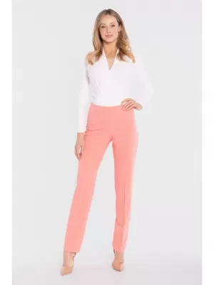 Dámské kalhoty STYLOVE S433 SALMON