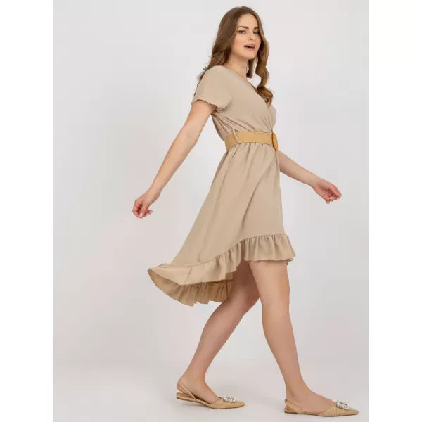  Dámské šaty ITALY MODA DHJ-SK-8358.19 BEIGE 