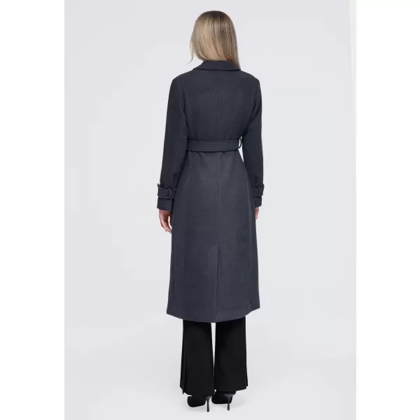  Dámský kabát OMBRE OW-CT-E0005 DARK GREY 