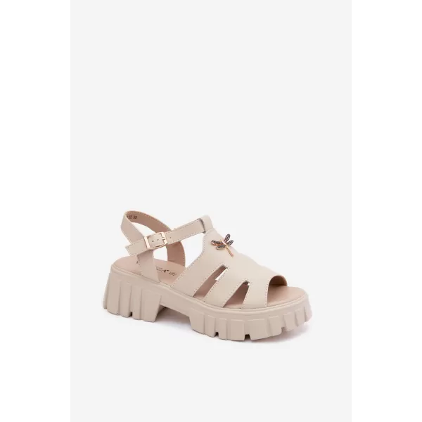  Dámské sandály VINCEZA 79627 BEIGE 