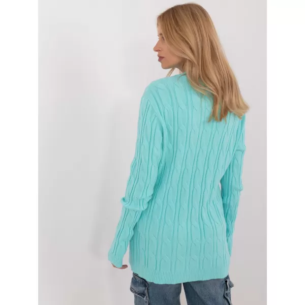 Dámský svetr WOOL FASHION ITALIA AT-SW-2343.88 MINT 