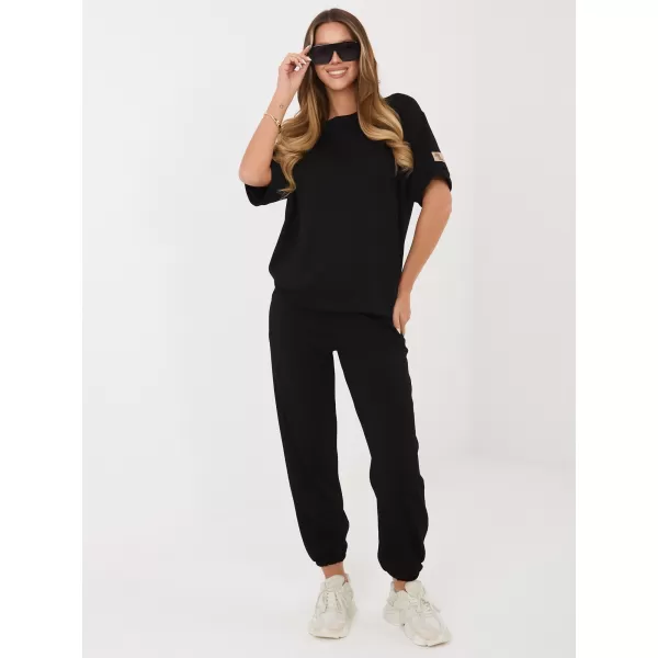  Dámský komplet RUE PARIS RV-KMPL-A1290.94 BLACK 