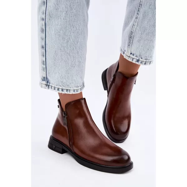  Dámské kotníkové boty VINCEZA 133112 BROWN 