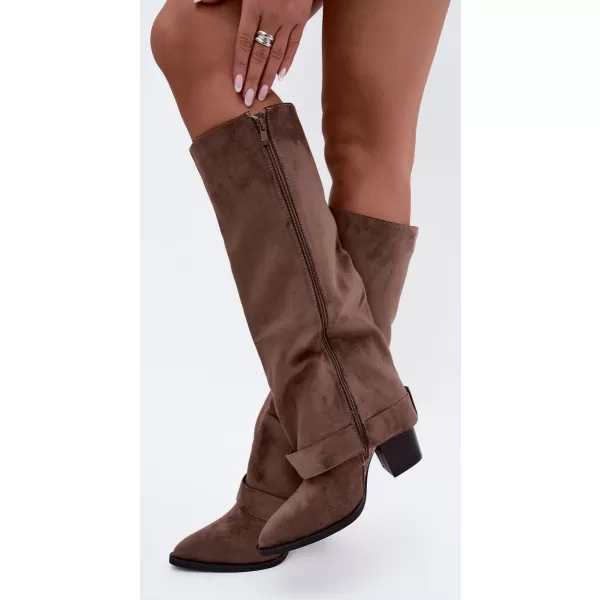  Dámské kozačky BOTO MM-40 KHAKI 