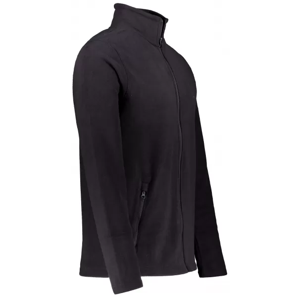  Pánská fleece mikina ALTISPORT ALM002852 ČERNOSTŘÍBRNÁ 
