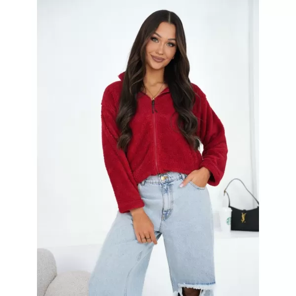  Dámská mikina FACTORY PRICE CS-BL-BT1033.04 DARK RED 
