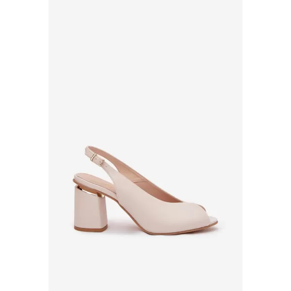  Dámské sandály ZAZOO 1085 LIGHT BEIGE 