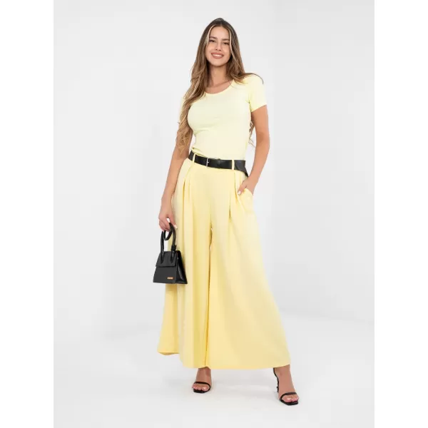  Dámské triko RUE PARIS RV-BZ-A1191.77 BRIGHT YELLOW 