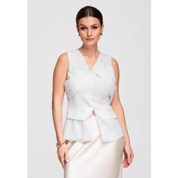  Dámská blůza LARICA OW-TS-E0001 WHITE 