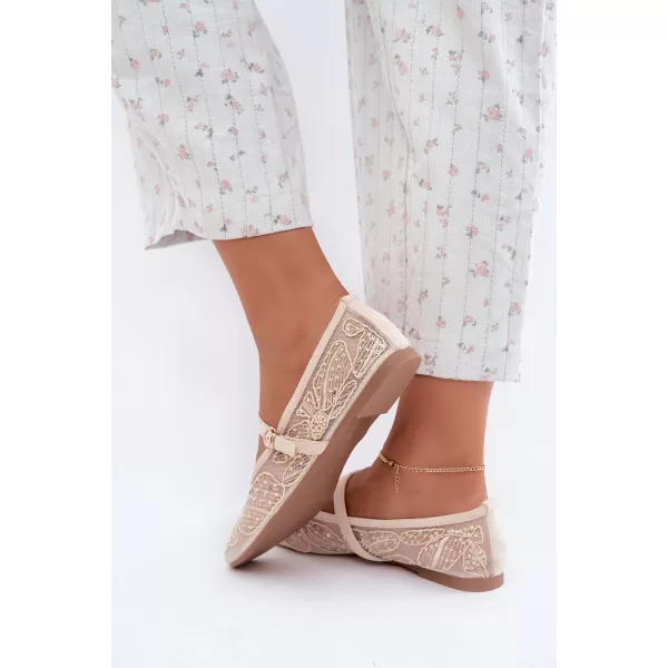  Dámské baleríny BOTO CH951 BEIGE 