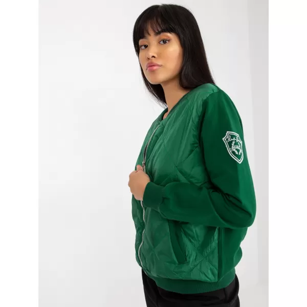  Dámská mikina RUE PARIS RV-BL-8225.88 DARK GREEN 