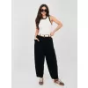 Dámské kalhoty RUE PARIS IT-SP-FL9665.14 BLACK