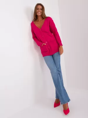 Dámský svetr WOOL FASHION ITALIA AT-SW-2241.36P FUCHSIA