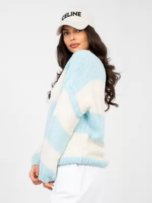 Dámský svetr ITALY MODA MI-SW-0203.71 LIGHT BLUE