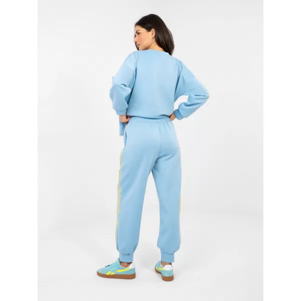  Dámská tepláková souprava RUE PARIS IT-KMPL-22216.75 LIGHT BLUE 