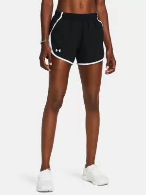 Dámské kraťasy UNDER ARMOUR UA FLY BY 3'' SHORTS 1382438-002 ČERNÁ