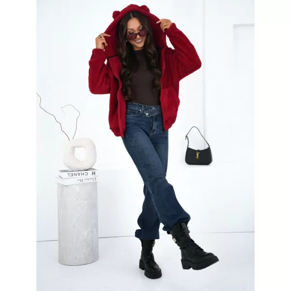  Dámská mikina FACTORY PRICE CS-BL-BT1030.00P DARK RED 