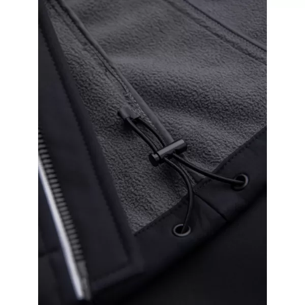  Pánská softshellová bunda OMBRE OM-JANP-0292 BLACK 