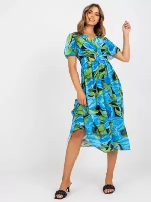 Dámské šaty ITALY MODA DHJ-SK-15967.54P BLACK AND BLUE