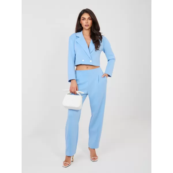  Dámský komplet RUE PARIS IT-KMPL-22255.20 LIGHT BLUE 