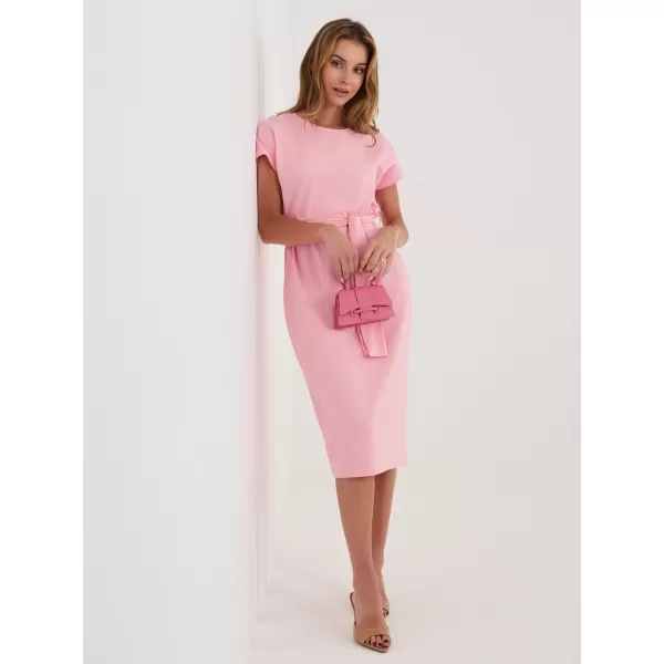  Dámské šaty RUE PARIS RV-SK-A1231.19 BRIGHT PINK 