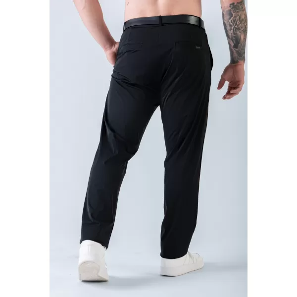  Pánské kalhoty NEBBIA MIKE TAPERED FIT 155 BLACK 