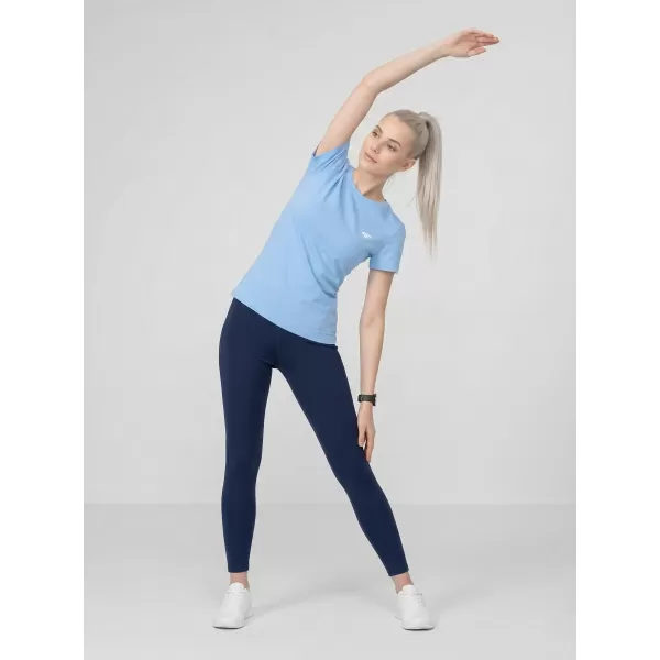  Dámské triko 4F 4FWAW25TFTSF1527 LIGHT BLUE 