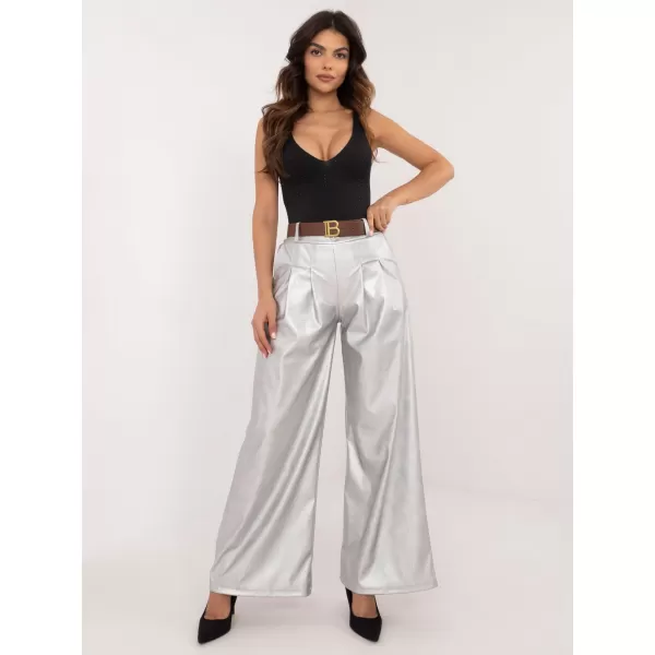  Dámské kalhoty ITALY MODA DHJ-SP-19899.22X SILVER 