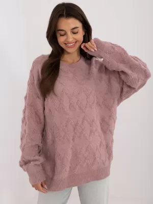 Dámský svetr WOOL FASHION ITALIA AT-SW-2361.61 BRIGHT PURPLE