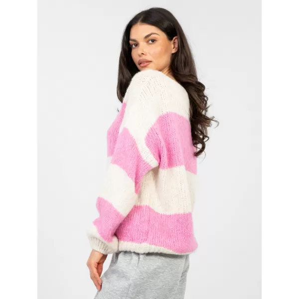  Dámský svetr ITALY MODA MI-SW-0203.71 PINK 