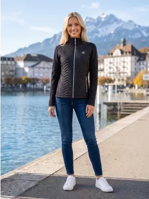 Dámská hybridní bunda ALTISPORT IDONY ČERNÁ