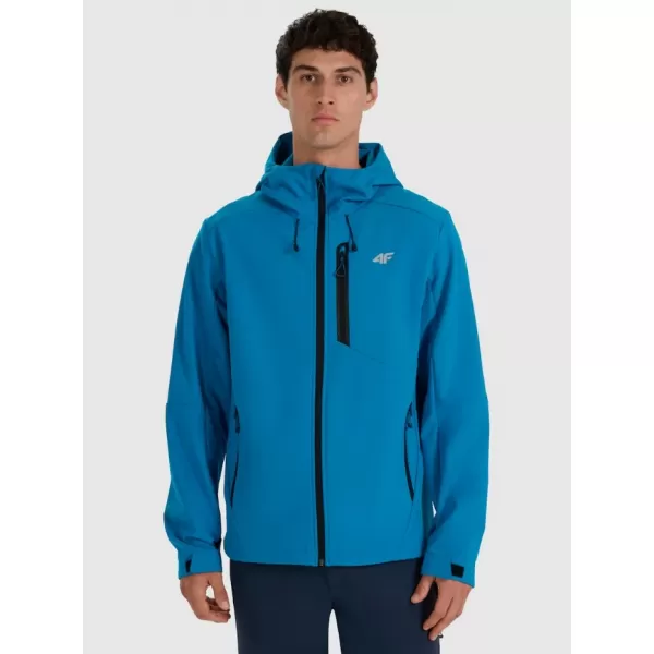 Pánská softshellová bunda 4F 4FRAW25TSOFM506 BLUE 